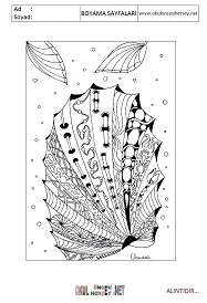 Zenteangle boyama sayfaları